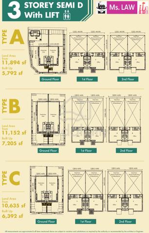 BUILTSON Light Industrial 3 Storey Semi D wt Lift Pematang Tinggi Alma 3