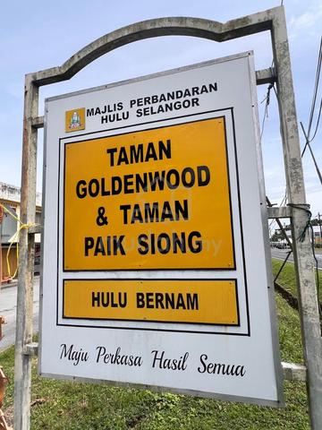 Near Tol Single Storey Terrace Taman PaikSiong Tanjung Malim For Sale 1