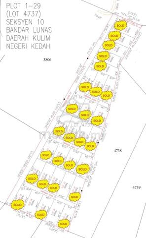 Tanah Lot Untuk Dijual - Kampung Sungai Limau, Lunas, Kulim 1