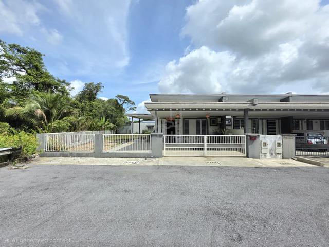 Single Storey Terrace Corner at Matang 7th Mile for sale 1