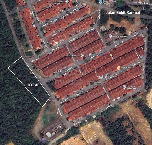 Tanah Bersebelahan Taman Rambai Idaman, Bukit Rambai untuk di Jual 1