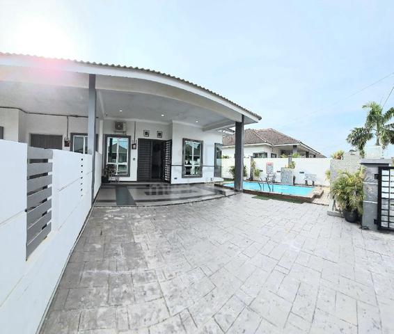 SWIMMING POOL Renovate Semi D Taman Padang Temu Permata, Bandar MELAKA 1