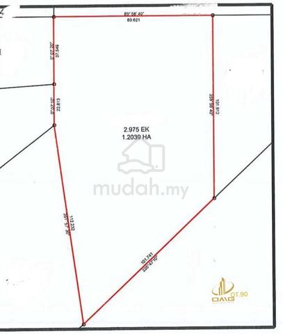 Facing Frontage Jenjarom 2.975acres Zoning Industry Land Freehold Sale 4