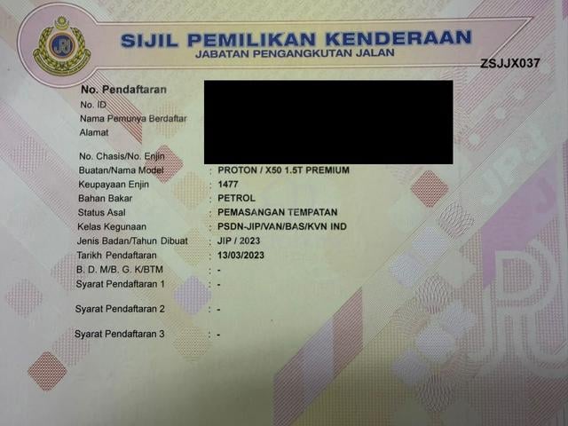 PROTON X50 1.5 PREMIUM (a) FSR 31KM/WARRANTY 2028 - 3