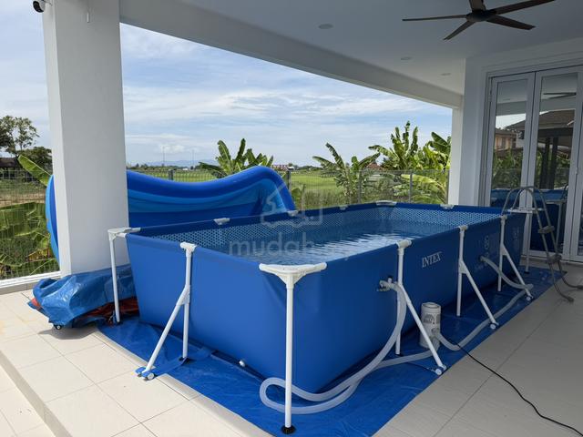 Fullsystem Intex pool 4.5m like new - photo 2 of 6