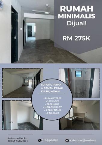 Rumah Untuk Dijual - Taman Perak, Kulim 1
