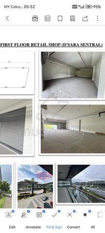 D'sara Sentral, 1st Floor Retail For Let 1
