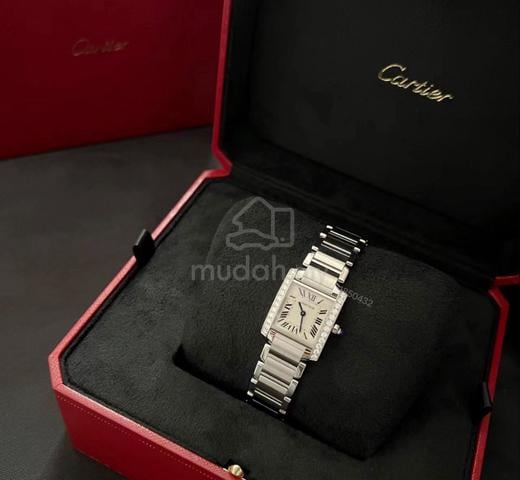 Cartier Tank Française steel 25mm factory diamond - photo 2 of 2