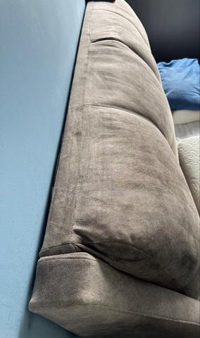 Queen Size Upholstered Bed Frame – Beige - photo 3 of 6