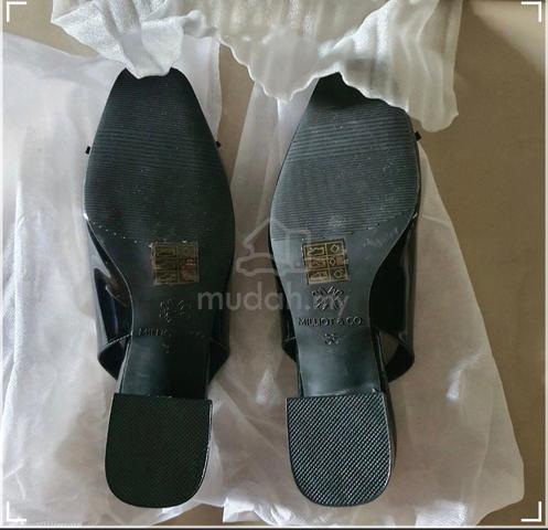 Milliot & Co Freya Slingback Pumps With Bows Black - photo 4 of 6