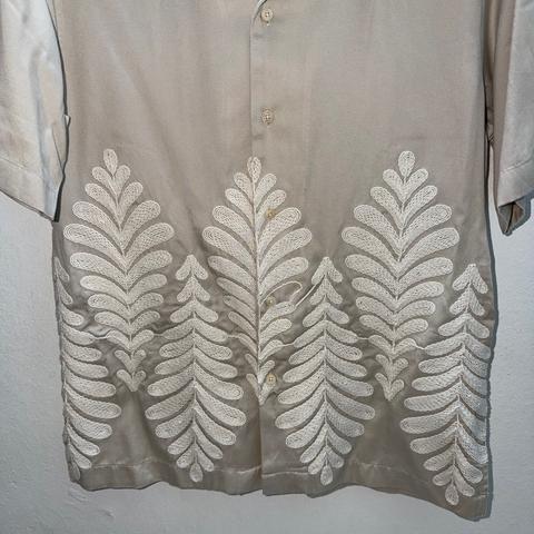 Padini Embroidery Shirt in Light Beige - photo 2 of 6