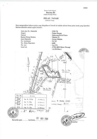 Penang Tasek Gelugor Commercial Freehold Land For Sale 1