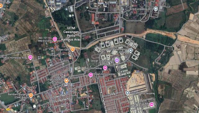 Zoning Residential Agriculture Land Arau Perlis For Sale 1