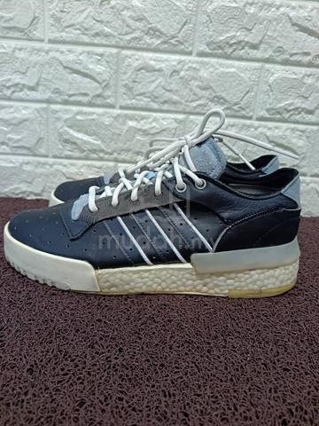 adidas gazelle silver green womens "Charcoal Sky" Adidas Rivalry RM Low Custom Painted Shoes