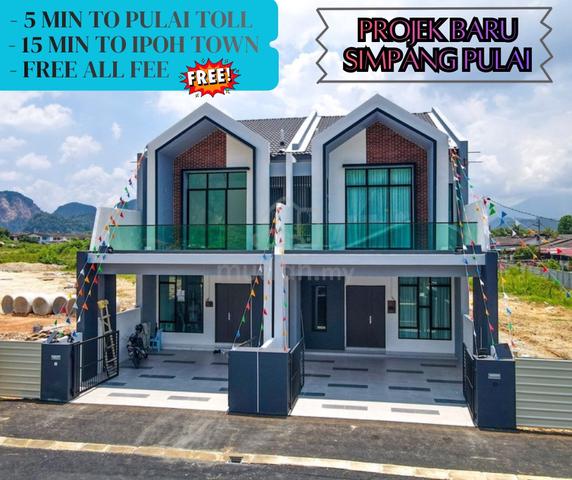 New Pulai 2 Sty🏠/5min to pulai toll,15min to Ipoh Town/👍Price👍Promo 1