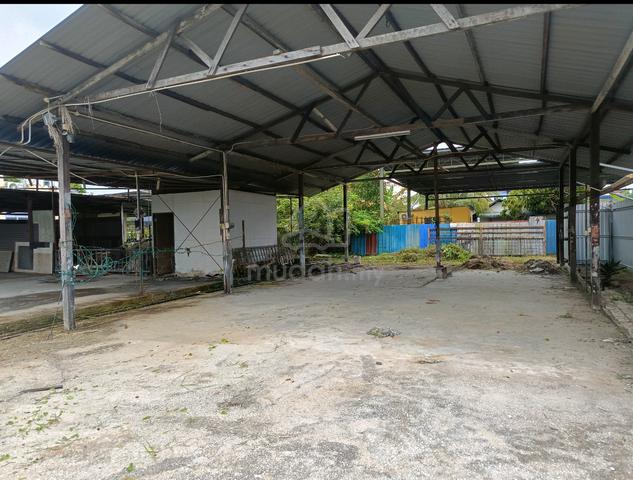 Land with Zinc Roof and Cemented floor for rent  1