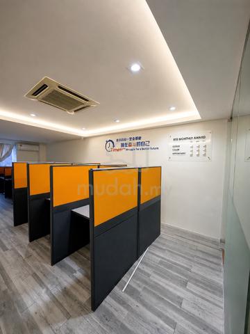 First floor vantage point facing main road 1200sqft renovated Jelutong 1