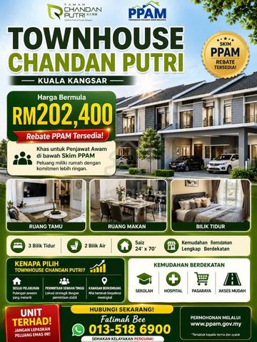TownHouse Chandan Putri, Kuala Kangsar 1