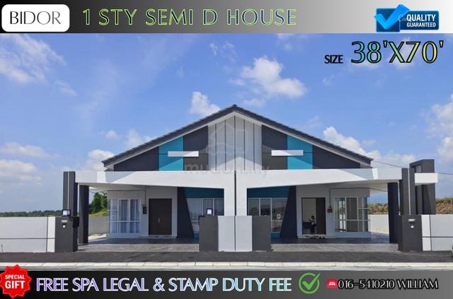 Bidor projek baru 1ty & 1 sty semiD cluster / Cantik / Kuality baik 1