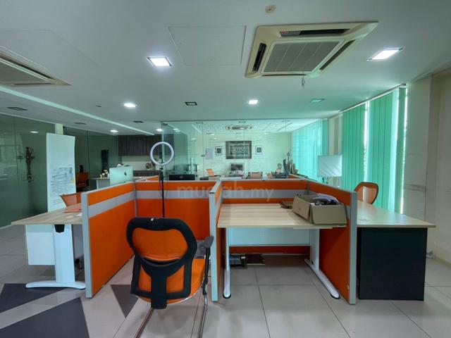 Semi D Warehouse with 3 Storey Office Building Mergong For Rent 4