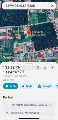 Tanah Lot Rumah Dekat Kampung Maju Jaya Luas 0.095 ekar(4165.65) sqft 1