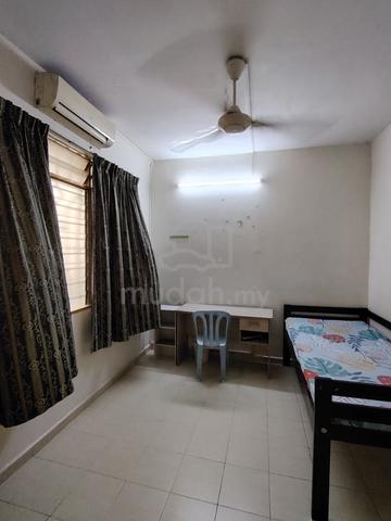 {PEREMPUAN} MEDIUM room MENTARI COURT non sharing FULLY FURNISHED 1