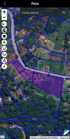 Tanah Untuk Di Jual di Brisu Alor Gajah 1
