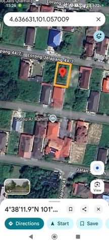 Tanah Lot Kediaman untuk dijual Jelapang, Meru, Ipoh 1