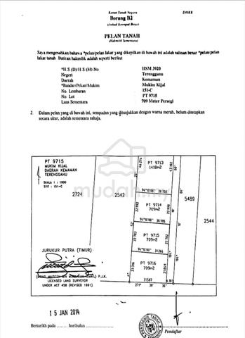 Tanah kijal untuk dijual 1