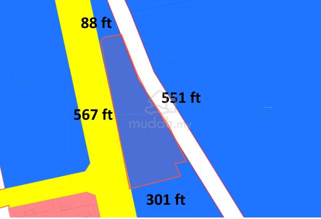 Commercial Land, 2.05 ac, Corner, Main Road, Psrn W, Bandar Baru Bangi 1