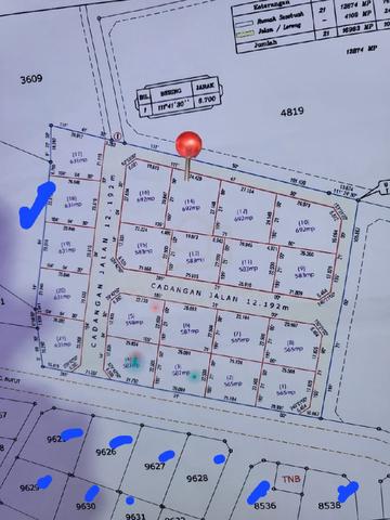 lot banglow untuk di jual 1