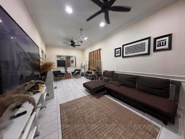 RENOVATED  FULLY FURNISHED! Single Storey Terrace Tmn Meru Putra Meru 1