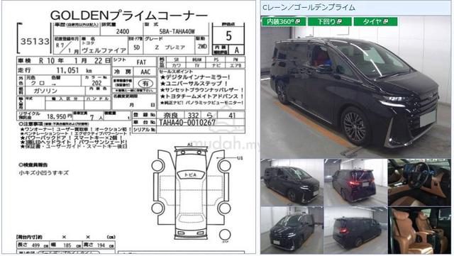 2025 Toyota VELLFIRE 2.4 Z PREMIER Ready Stock Urg - 1