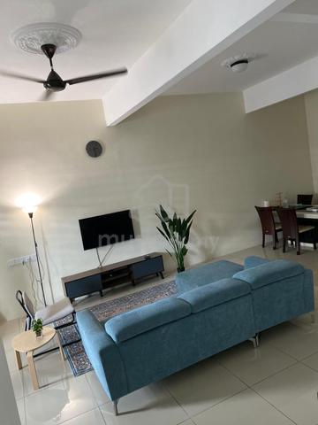 Fully Furnished Air Cond 4R3B @ Kulim Utama 1