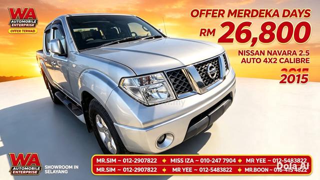 NISSAN NAVARA 2.5 AT CALIBRE 4X2 LIKENEW CONDITion - 1