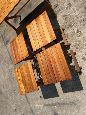 [Set] Foldable Meja Table Meja + 4 Chairs Kerusi - photo 5 of 6