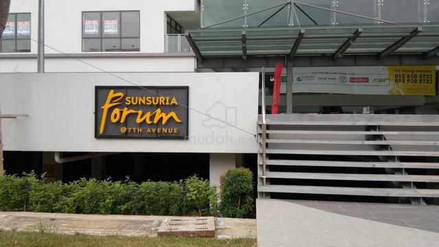 Sunsuria Forum 7th Avenue Shoplot for Rent 858sft 1