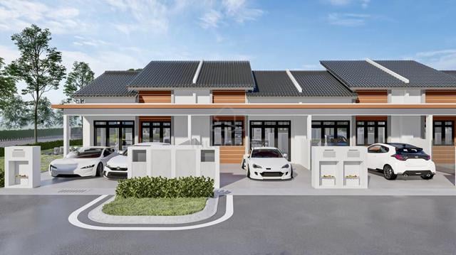 Rumah Teres 1 Tingkat 20x70 Dekat Rimbayu - Kota Kemuning 1