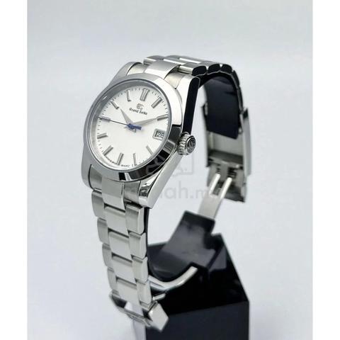 Custom Grand S. Mod 36mm White GS Blue Seconds - photo 5 of 6