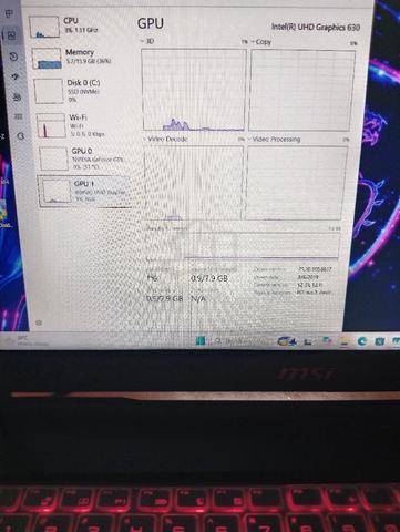 MSI GL63 Gaming Laptop  - photo 5 of 6