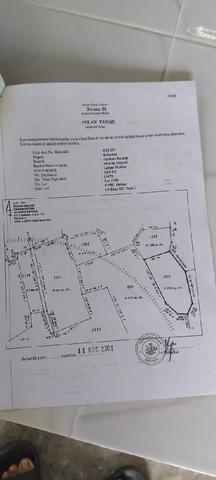 tanah cantik bebas banjir tepi jalan tar 1
