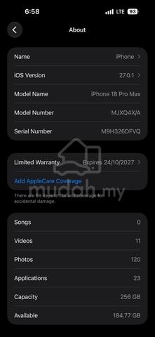 Iphone 18 pro max 256gb - photo 2 of 4