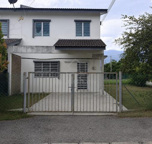 FOR RENT – Double Storey Corner House @ Chepor Idaman, Meru, Ipoh 1