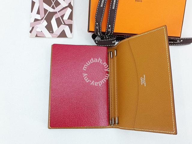 Hermes Agenda A6 Planner Cover Beige Brown GM BF557856