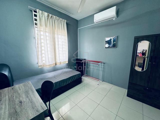 wifi BILIK SEWA SINGLE fully furnish ada AIRCOND sg petani 1