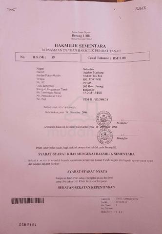 lot tanah for sale - Land for sale in Machang, Kelantan