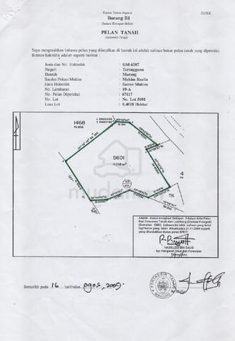 Tanah Di Tengah Bandar Marang Untuk Dijual 1