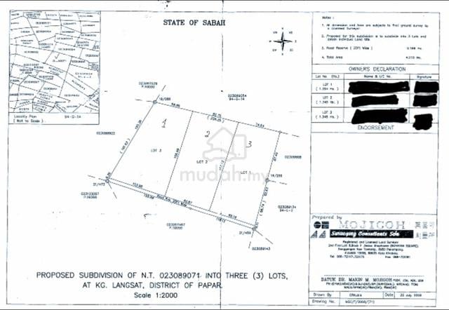 NT, 3.46 Acres Flat Land for Sale, Near Pan-Borneo Highway, Papar. 1