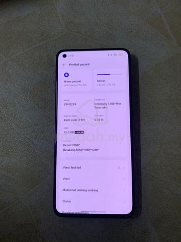 Oppo Reno 7 Pro 5G 256GB 12Ram Black jackpot - photo 2 of 6