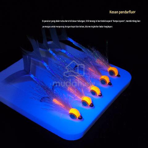 SKYGITZ MALAYSIA Crystal Fork Tail Glow Eye lure - photo 2 of 6